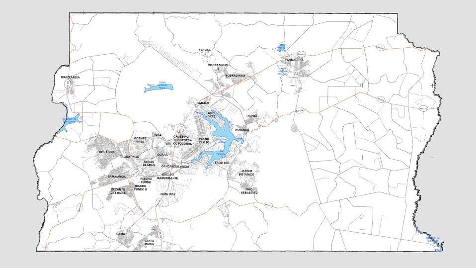 mapa das RAS