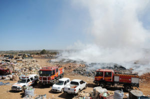 fogo no lixão da estrutural