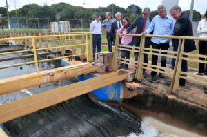 Governador Rollemberg vistoria Centro de Reservação do Noroeste